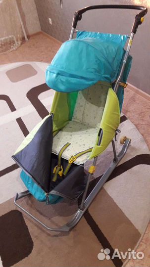 Детские санки коляска