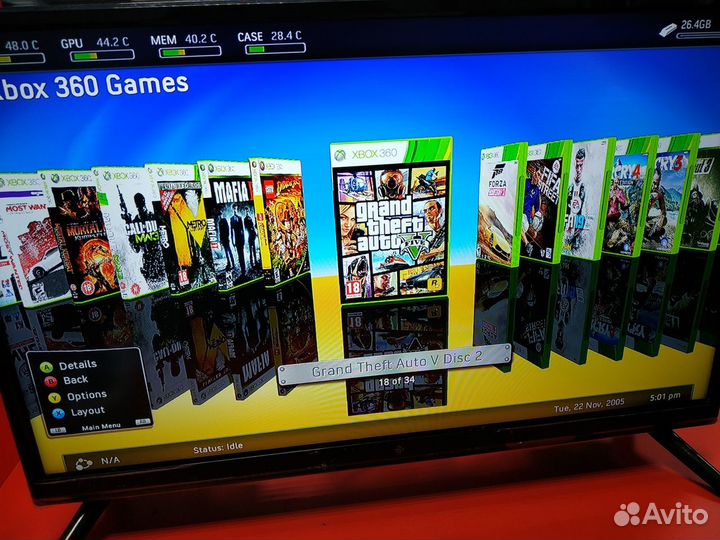 Игровая приставка Xbox 360 прошитая