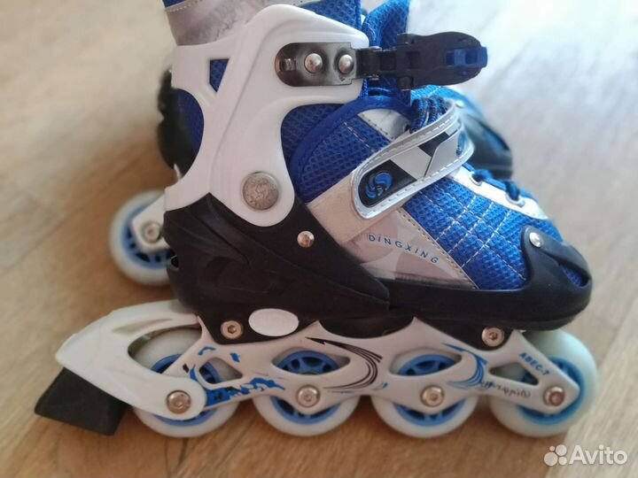 Ролики раздвижные, шлем, защита