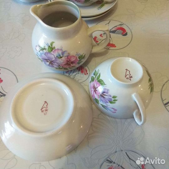 Сервиз,чайные пары Агашки,Дулево