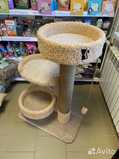 Домик - когтеточка, лежанка для котов(кошек) новый