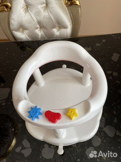 Стульчик для купания happy baby
