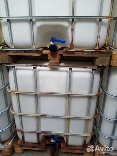 Еврокуб б/у 1000 л. промытый, 2 категории