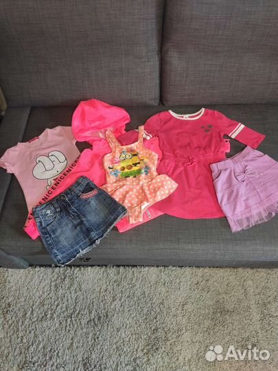 Пакет одежды для девочки 98