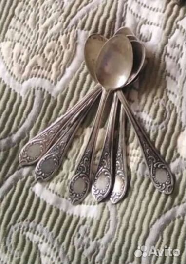 Ложка чайная 6 шт.рисунок Фаберже