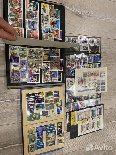 Альбом марки СССР космос искусство и прочее