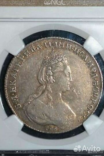 1 рубль 1782 г. СПБ из. Екатерина II