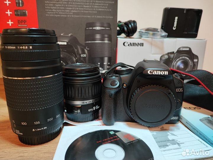 Canon 500D + 2 объектива