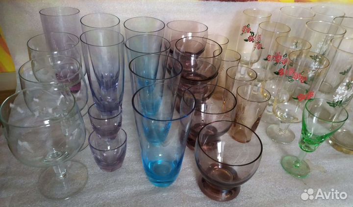 Цветное стекло СССР