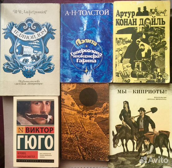 6шт Детские книги для среднего школьного возраста