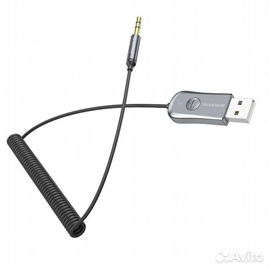 Bluetooth адаптер USB - 3.5мм Borofone BC44 черный