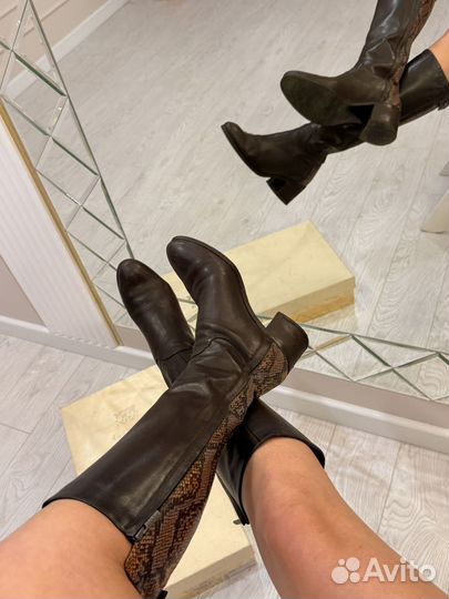 Сапоги Gode коричневые р.37