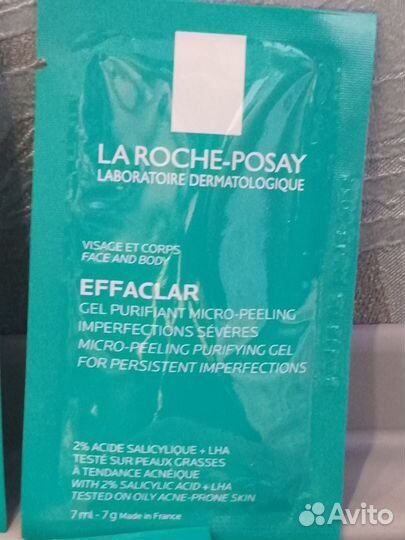 La roche posay effaclar гель микро пилинг