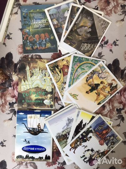 Наборы открыток времен СССР 1