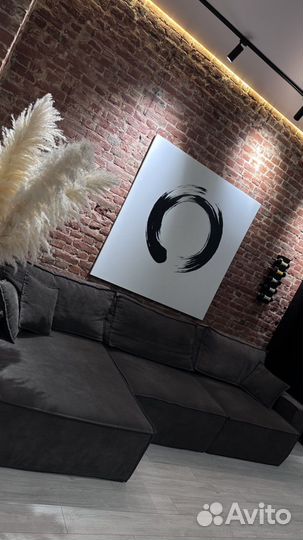 Круг Энсо картина на стену