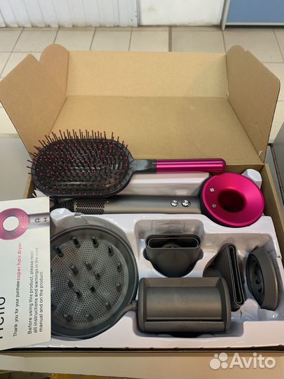 Dyson фен + расческа