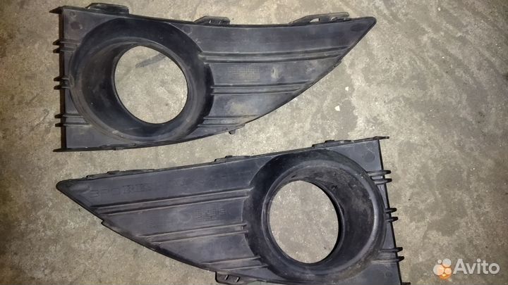 Накладки на птф Renault Fluence дорестайлинг