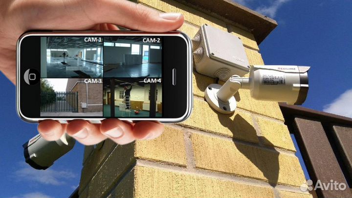 Комплект видеонаблюдения уличный