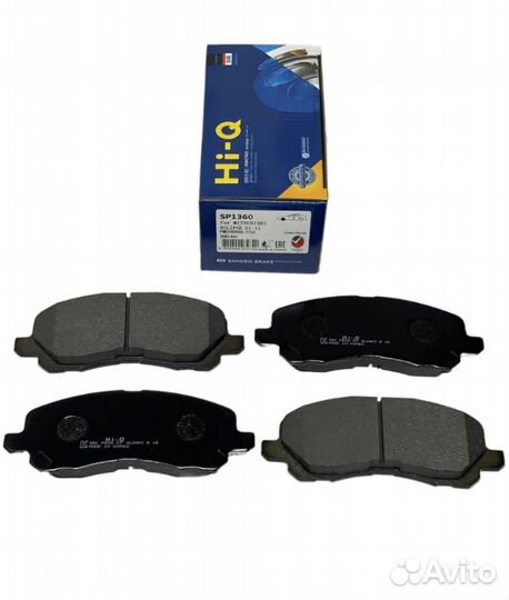 Колодки тормозные передние mitsubishi ASX/lancer/o