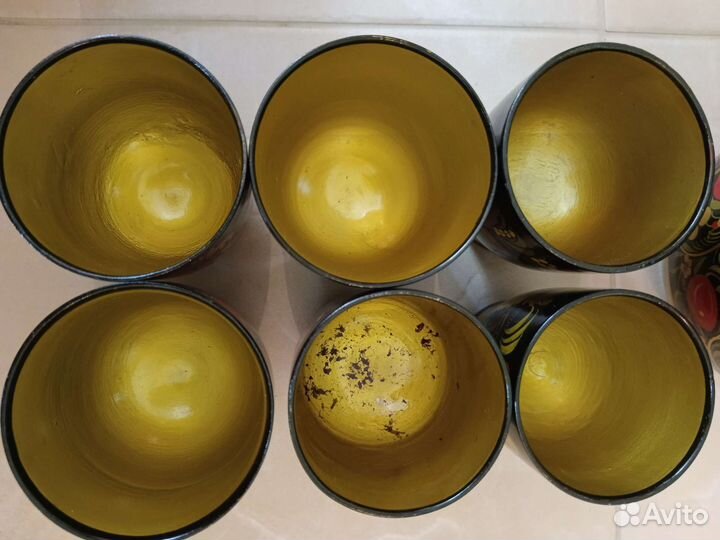 Посуда хохлома СССР (цена за всё)