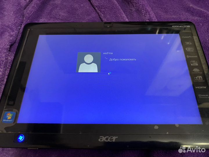 Планшет acer iconia tab w500