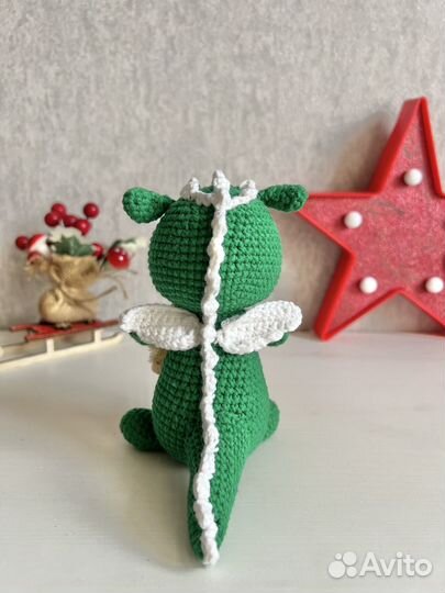 Вязаный дракончик