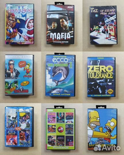 Картриджи sega сега игры