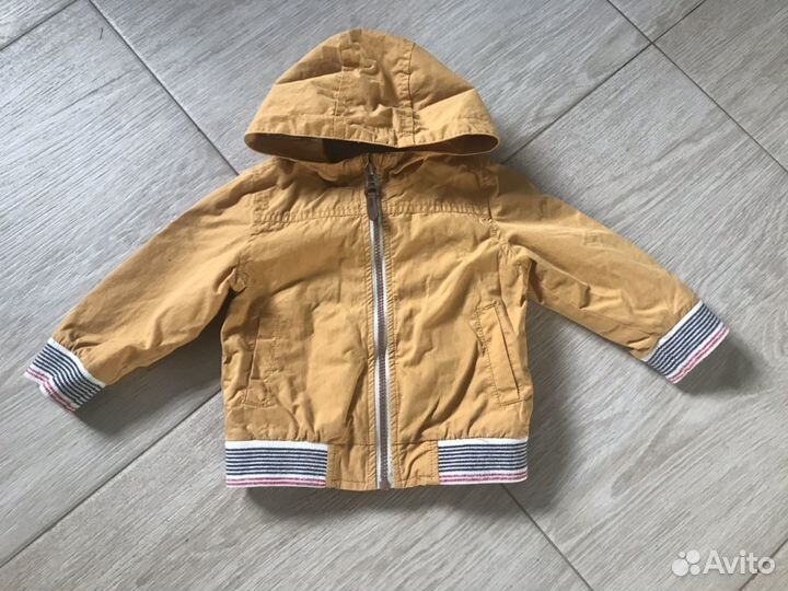 Ветровка Next 86 см, с шапкой, как новая, 12-18 ме