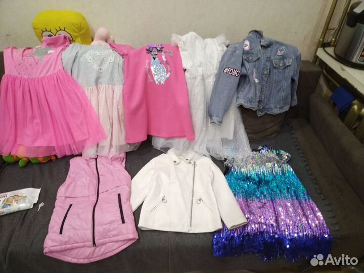 Вещи для девочки 110 116