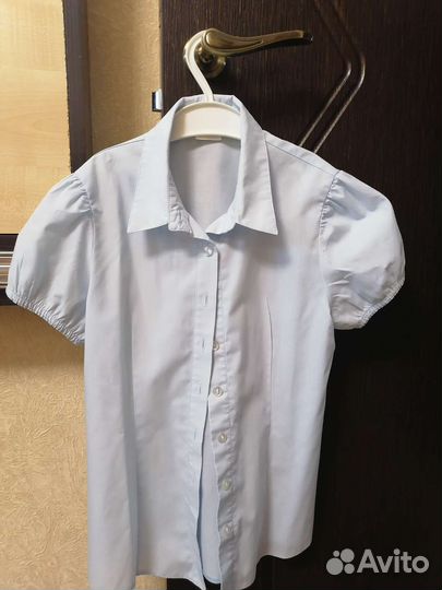 Блузка с коротким рукавом 134-140