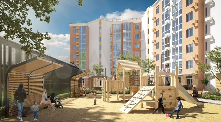 2-к. квартира, 56,5 м², 6/7 эт.