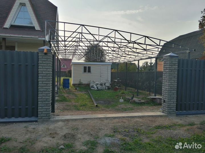 Навес 10 на 10 метров