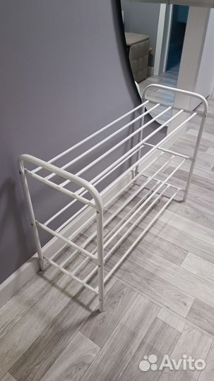 Обувница в прихожую металлическая