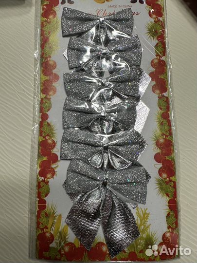 Гирлянды, украшения на елку