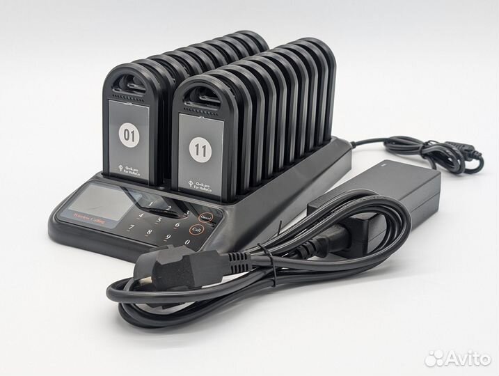 Кнопка вызова официанта, Пейджеры фуд-корта