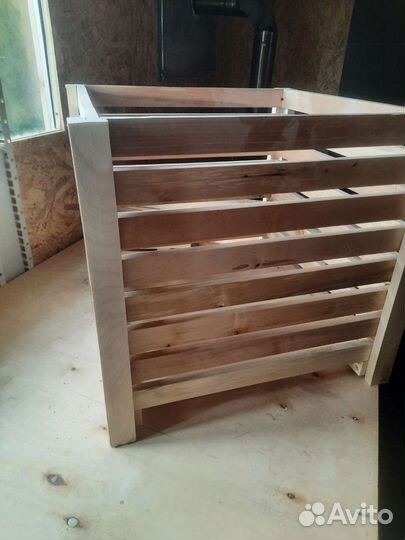 Кашпо деревянное для цветов