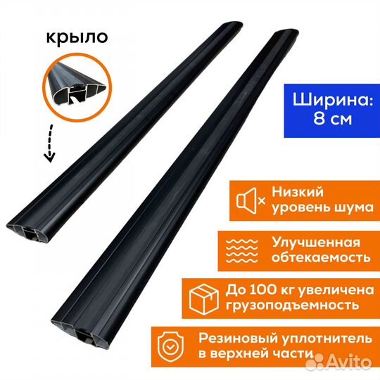 Багажник Peugeot Partner(Партнер) Spectr Крыло Чер