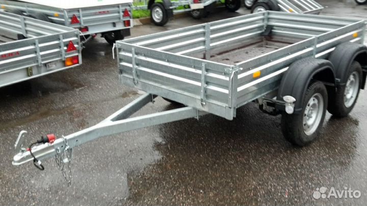 2осный легковой прицеп 245х124 2оси по 750,стяж. Е
