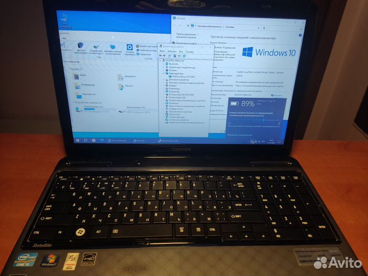 Ноутбук Toshiba L755-16U SSD+HDD