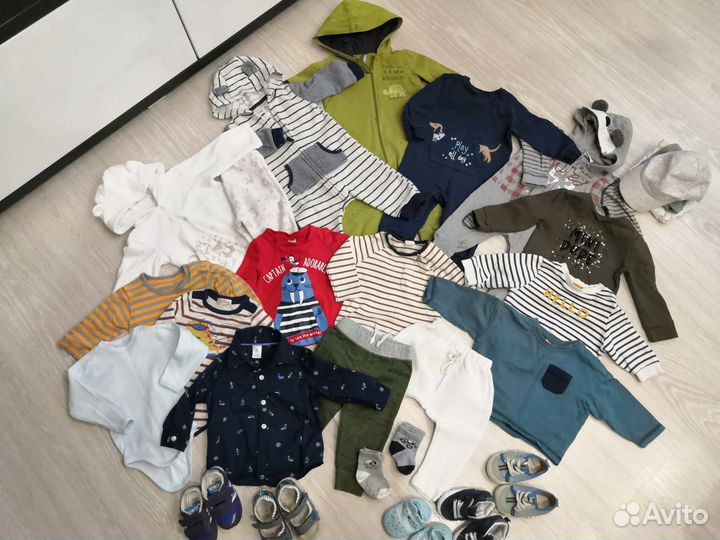 Детские вещи от 3 до 9 мес(в основном на 6 м +/)