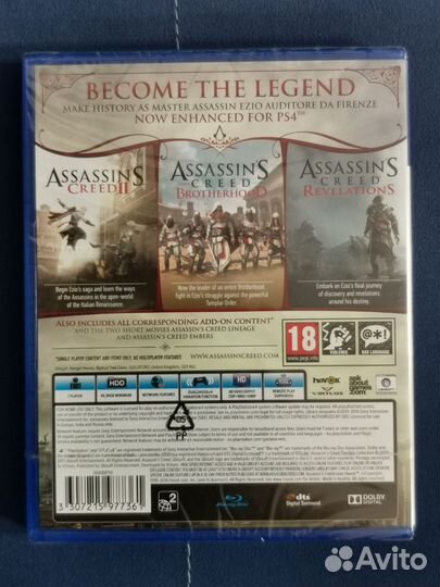 Assassin's Creed Эцио Аудиторе PS4 (новый)
