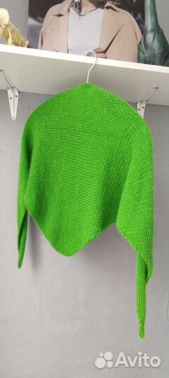 Косынка из пуха норки