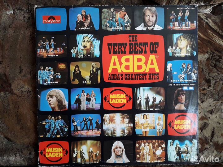 The Very Best Of abba Greatest Hits. 2Lp