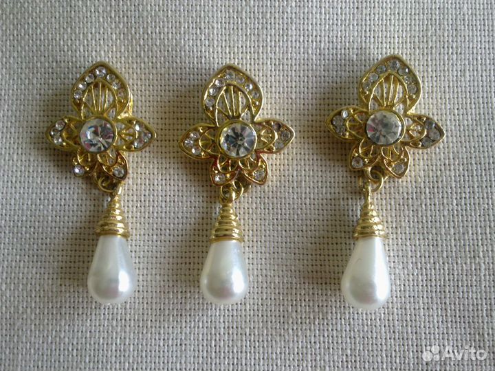 Брошь, подвеска, заколка, винтаж, Чехия, СССР