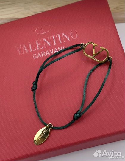 Комплект valentino серьги, браслет
