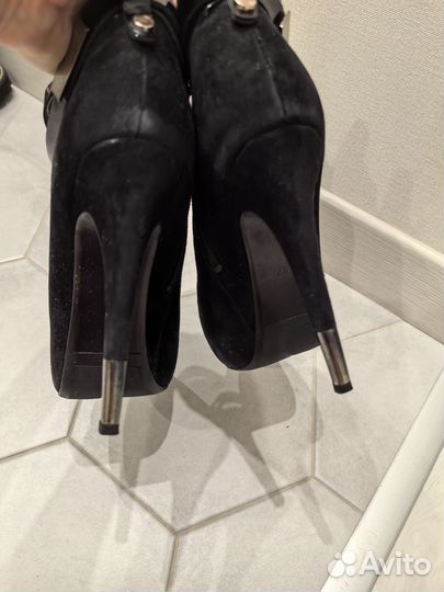 Ботильоны натуральная замша