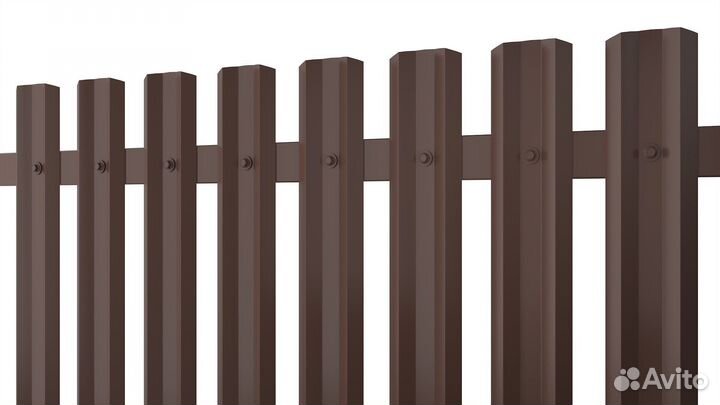 Металлический штакетник для забора
