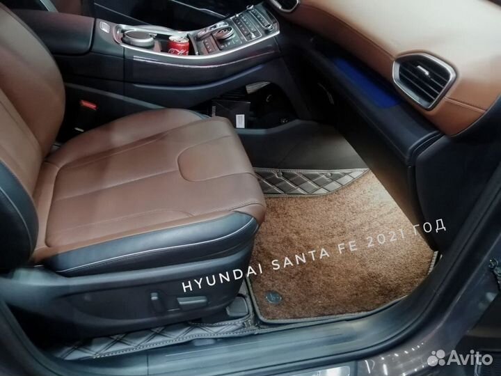 Автомобильный коврик для Hyundai Santa-Fe