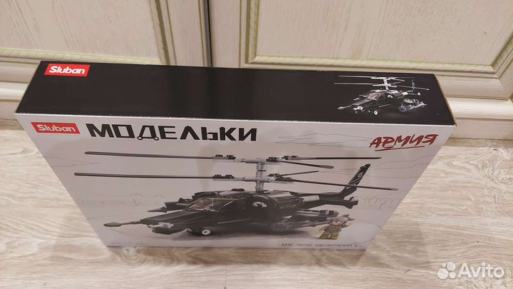 Конструктор sluban Модельки Армия Вертолет
