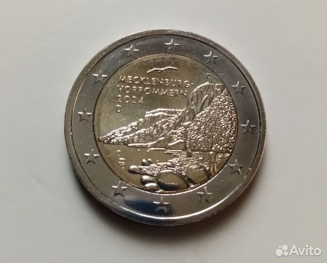 2 евро 2024 Мекленбург-Передняя Померания (D)